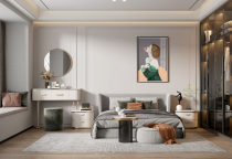 Trang trí phòng ngủ bằng tấm ốp than tre 