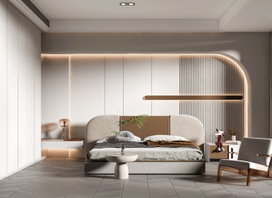 Thi Công Tấm Ốp Than Tre Phòng Ngủ