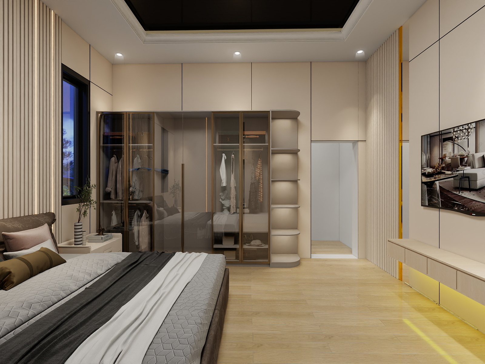 Tấm ốp than tre Quận 12 trang trí phòng khách sang trọng